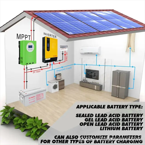 48V Lithium-ion Batteries for Solar System off Grid Tie Single Phase Solar Inverter 5000W 48V for Solar System Factory